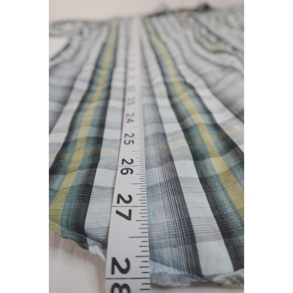 Tommy Bahama Large Shirt Mens Green Plaid Island Modern Fit Long Sleeve Button‎ - Picture 5 of 6